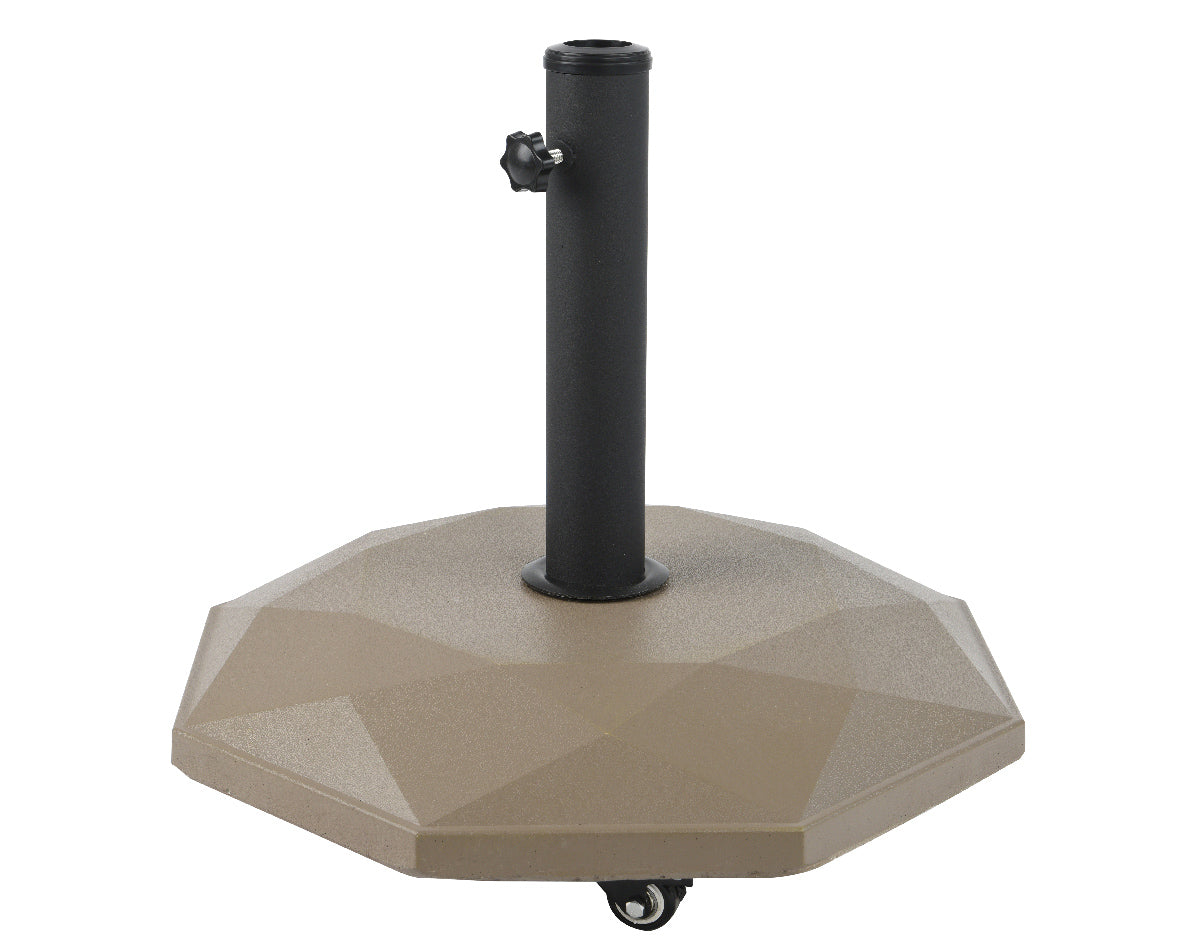 Base Tortora D.48 25kg per Ombrellone - Stabilità e Eleganza per il Tuo Ombrellone Base Tortora D.48 25kg per Ombrellone - Stabilità e Eleganza per il Tuo Ombrellone